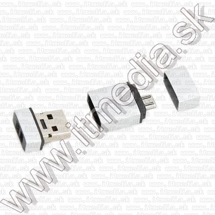 Image of Platinet USB pendrive 16GB WX-DEPO NANO + microUSB (OTG) Adapter (42118) (IT9753)